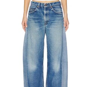 Aligrace Upcycled Barrel Jeans